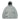 LITE GLOSSY HOODED DOWN JUMPER LIGHT GREY