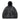 LITE GLOSSY HOODED DOWN JUMPER BLACK