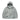 LITE GLOSSY HOODED DOWN JUMPER LIGHT GREY
