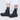 3-PACK COTTON LOGO CREW SOCKS BLACK