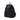 EMBROIDERED LADOK LOGO SHIRRING BACKPACK BLACK