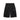 ONE-TUCK WIDE CARGO BERMUDA PANTS BLACK