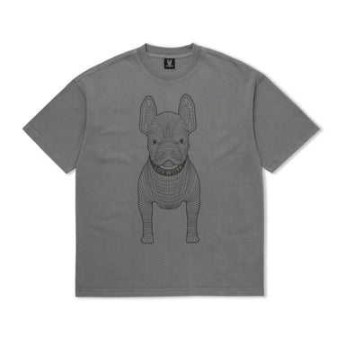 SALT WASHING LADOK SHORT SLEEVE T-SHIRT LIGHT GREY