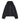 TWILL OVER FIT HOODED SHORT JACKET BLACK