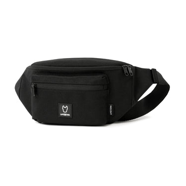 SQUARE WAPPEN HIP SACK BLACK