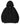 SMALL LADOK WAPPEN WAFFLE HOODED ZIP-UP BLACK