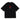 BASIC OUTLINED LADOK SHORT SLEEVE T-SHIRT BLACK