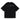 BASIC OUTLINED LADOK SHORT SLEEVE T-SHIRT BLACK