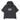WOMAN PIGMENT LOGO CUFFED SLEEVE HOODIE CHARCOAL GREY