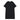 WOMAN NYLON SPAN PATTERN SHORT-SLEEVE ONE-PIECE DRESS BLACK