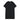WOMAN NYLON SPAN PATTERN SHORT-SLEEVE ONE-PIECE DRESS BLACK