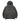 Garment Dyed Headphone HIPDOK Hoodie CHARCOAL GREY