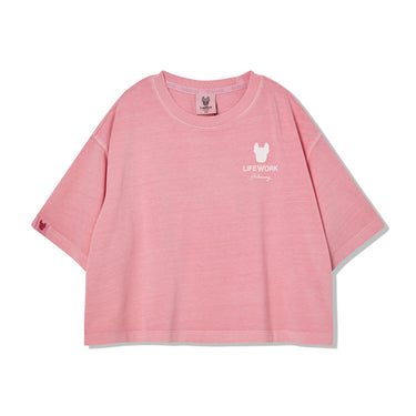PIGMENT MINI LADOK CROP SHORT SLEEVE T-SHIRT PINK