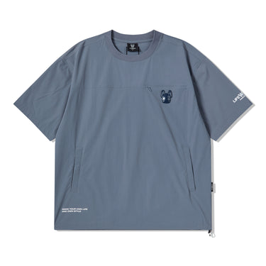 NYLON SPAN PROACTIVE SHORT SLEEVE T-SHIRT [SET UP] BLUE