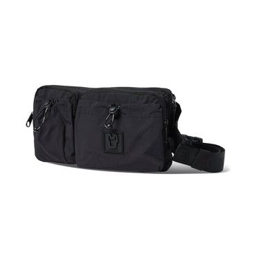 WASHA MULTI-POCKET HIP SACK BLACK
