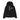 NYLON SPAN ROUND LADOK HOODED ANORAK BLACK