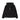 NYLON SPAN ROUND LADOK HOODED ANORAK BLACK