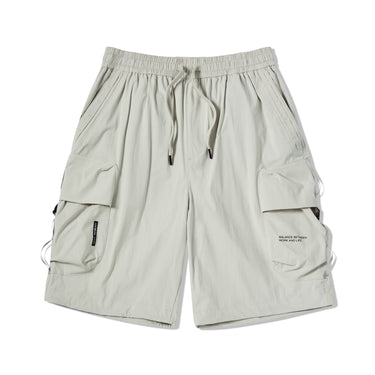 C/N SPAN POCKET SNAP SHORTS LIGHT GREY