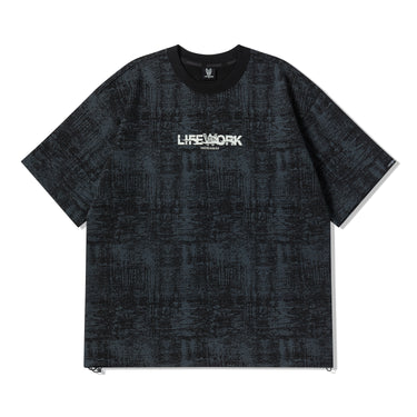 FOG LOGO PRINT SHORT SLEEVE T-SHIRT [SET UP] BLACK