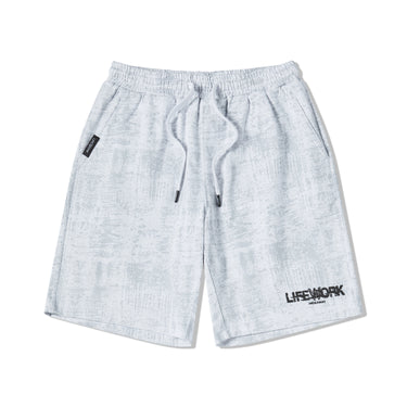 FOG LOGO PRINT SHORTS [SET UP] WHITE
