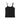 MINI LADOK METAL BADGE RIBBED SLEEVELESS BLACK