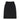 CURVED BALLOON QUILTED PADDED SKIRT [SET UP] BLACK