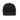 EMBROIDERED METAL LADOK HARD BALL CAP BLACK