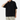 LADOK WAPPEN HALF ZIP-UP COLLAR SHORT SLEEVE T-SHIRT BLACK